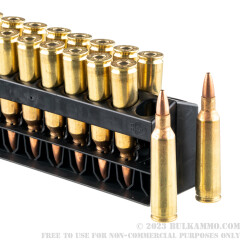 20 Rounds of .22-250 Rem Ammo by Remington - 50gr JHP