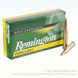 20 Rounds of 7mm Rem Mag Ammo by Remington - 175gr PSP