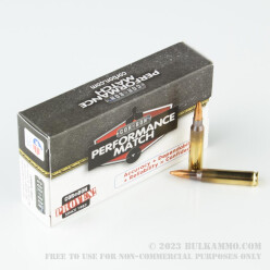 20 Rounds of 223 Ammo by Corbon Performance Match - 77gr HPBT