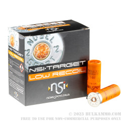 25 Rounds of 12ga Ammo by NobelSport - 1 ounce #8 shot