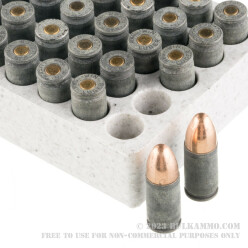 50 Rounds of 9mm Ammo by Winchester USA Forged - 115gr FMJ