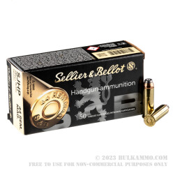 50 Rounds of .44 Mag Ammo by Sellier & Bellot - 240gr SJHP