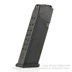 Factory Glock 17rd G17 Magazine - 9mm - Black - Gen 4