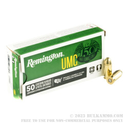 50 Rounds of .45 ACP Ammo by Remington - 230gr MC