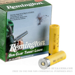 250 Rounds of 20ga Ammo by Remington Gun Club - 7/8 ounce #9 shot