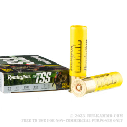 5 Rounds of 20ga Ammo by Remington Premier TSS - 1 1/2 ounce #7 shot
