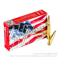 20 Rounds of 30-06 Springfield Ammo by Hornady American Whitetail - 150gr SP