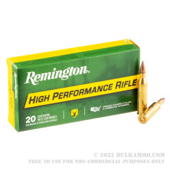 20 Rounds of .243 Win Ammo by Remington - 80gr PSP