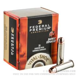 20 Rounds of .357 Mag Ammo by Federal Vital-Shok - 140gr XPB HP