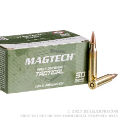 50 Rounds of 5.56x45 Ammo by Magtech - 62gr FMJ