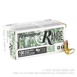 600 Rounds of 9mm Ammo by Remington Range - 115gr FMJ