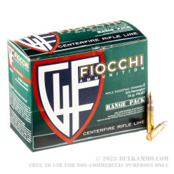200 Rounds of .223 Rem Ammo by Fiocchi Shooting Dynamics - 55gr FMJBT