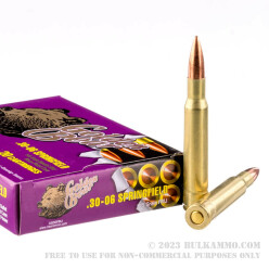 500  Rounds of 30-06 Springfield Ammo by Golden Bear - 145gr FMJ