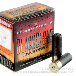 25 Rounds of 12ga Ammo by Federal Blackcloud - 2-3/4" 1 ounce #4 shot