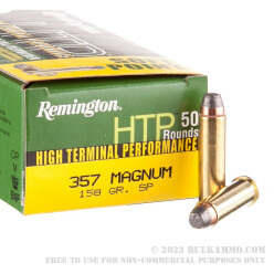 50 Rounds of .357 Mag Ammo by Remington - 158gr SP