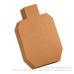 IDPA Cardboard Silhouette Targets - 100 Pack