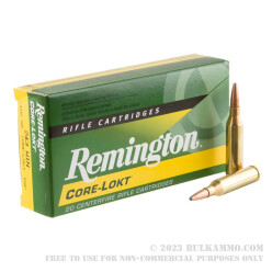 20 Rounds of .243 Win Ammo by Remington - 100gr PSP