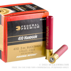 20 Rounds of .410 Ammo by Federal -  #4 Buck