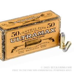 50 Rounds of .45 Long-Colt Ammo by Ultramax - 200gr RNFP