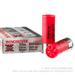 250 Rounds of 12ga Ammo by Winchester Super-X - 00 Buck