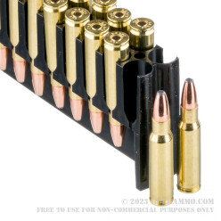 20 Rounds of 6.8 SPC Ammo by Silver State Armory - 90gr Bonded Soft Point