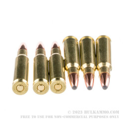 20 Rounds of 6.8 SPC Ammo by Silver State Armory - 90gr Bonded Soft Point