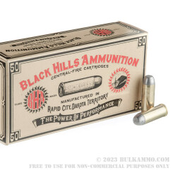 50 Rounds of .45 Long Colt Ammo by Black Hills Authentic Cowboy Action - 250gr RNFP