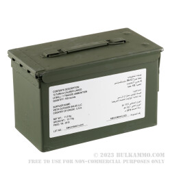 1 Surplus 50 Cal Ammo Can by Lake City - Green - Like New 