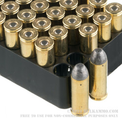50 Rounds of .45 Long-Colt Ammo by Remington Performance WheelGun - 250gr LRN