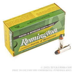 50 Rounds of .38 Spl +P Ammo by Remington Express - 125gr SJHP