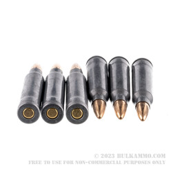 1000 Rounds of .223 Ammo by Tula - 62gr FMJ (Nonmagnetic Bullet)