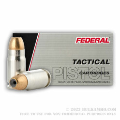 1000 Rounds of .357 SIG Ammo by Federal Tactical LE - 125gr JHP