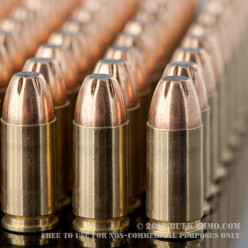 50 Rounds of 9mm Ammo by Federal - 95gr JSP