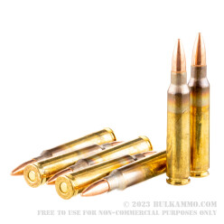 100 Rounds of 5.56x45 Ammo by Federal - 55gr FMJBT