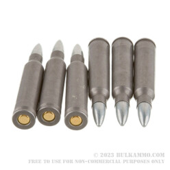 20 Rounds of .223 Ammo by Tula - 62gr FMJ