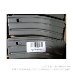 1 Grey Aluminum D&H 5.56/.223 AR-15 Magazine - 30 Round Capacity