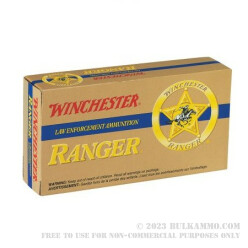 500 Rounds of .38 Spl +P+ Ammo by Winchester Ranger - 110gr JHP