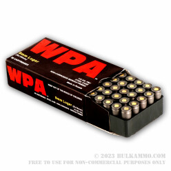 50 Rounds of 9mm Ammo by Wolf - 115gr FMJ