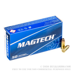 50 Rounds of .32 ACP Ammo by Magtech - 71gr JHP