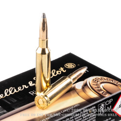 20 Rounds of 6.5 Creedmoor Ammo by Sellier & Bellot - 156gr SP