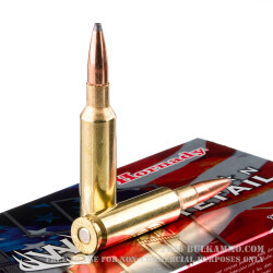 20 Rounds of 6.5 mm Creedmoor Ammo by Hornady - 129gr Interlock SPBT