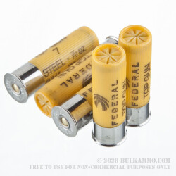 25 Rounds of 20ga Ammo by Federal - 7/8 ounce #7 Shot (Steel)
