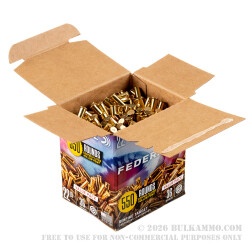 550 Rounds of .22 LR Ammo by Federal - 36gr CPHP
