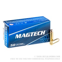1000 Rounds of .38 Spl Ammo by Magtech - 158gr FMJ FN