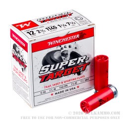 25 Rounds of 12ga Ammo by Winchester - 1-1/8 ounce #7-1/2 shot