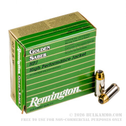 25 Rounds of .40 S&W Ammo by Remington - 180gr JHP 25 Rounds of .40 S&W Ammo by Remington - 180gr JHP