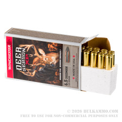 20 Rounds of 6.5 mm Creedmoor Ammo by Winchester Deer Season XP - 125gr Polymer Tipped
