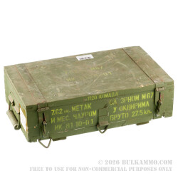 1120 Rounds of 7.62x39mm Ammo by Yugo Surplus - 123gr FMJ 1120 Rounds of 7.62x39mm Ammo by Yugo Surplus - 123gr FMJ