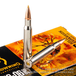 20 Rounds of 30-06 Springfield Ammo by Browning BXS Copper Expansion - 180gr Polymer Tipped
