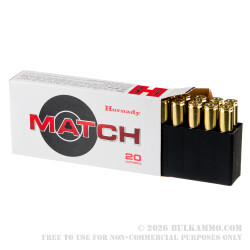 20 Rounds of 6.5 PRC Ammo by Hornady Match - 147gr ELD Match